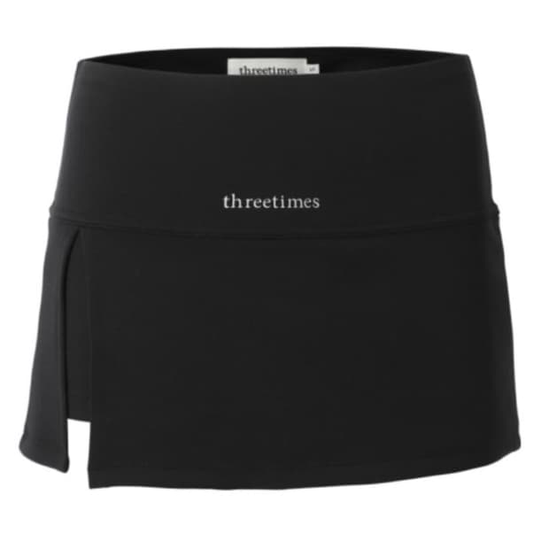 THREETIMES Athletic slit skirt