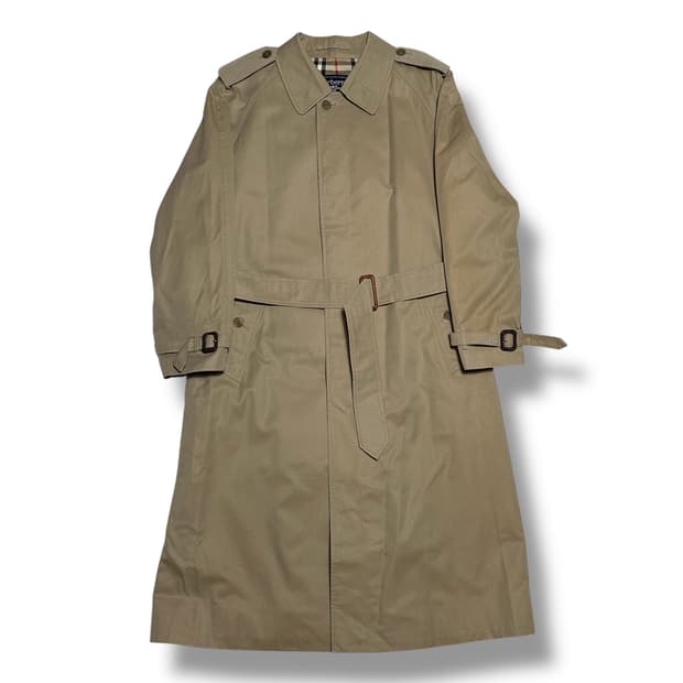 Burberrys 90's 산요상사 남성 노바체크 싱글 발마칸 트렌치코트