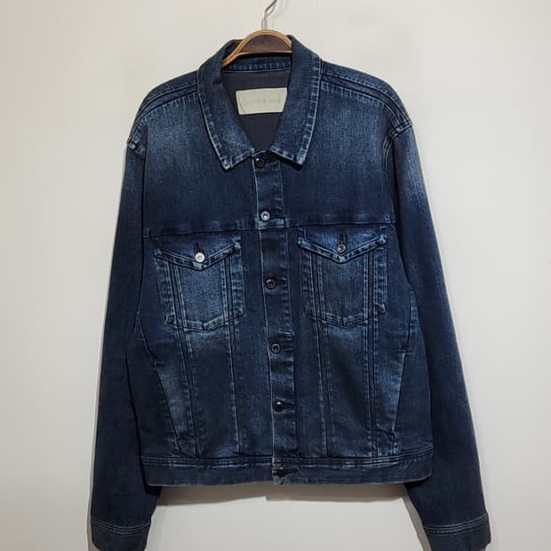 (XL) 캘빈클라인 청자켓 중진청 스판 CK 데님자켓 