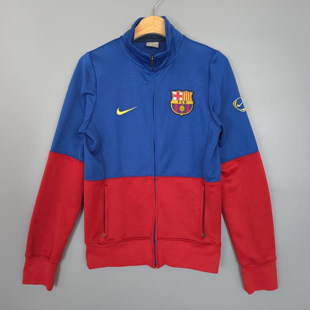 남성용 나이키 NIKE 바르셀로나 트레이닝 집업 XS
