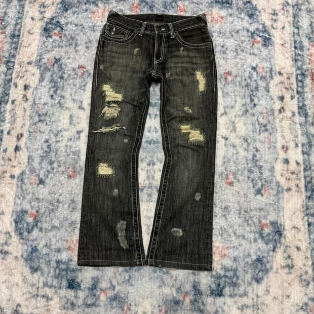 Jack rose distressed boot cut denim