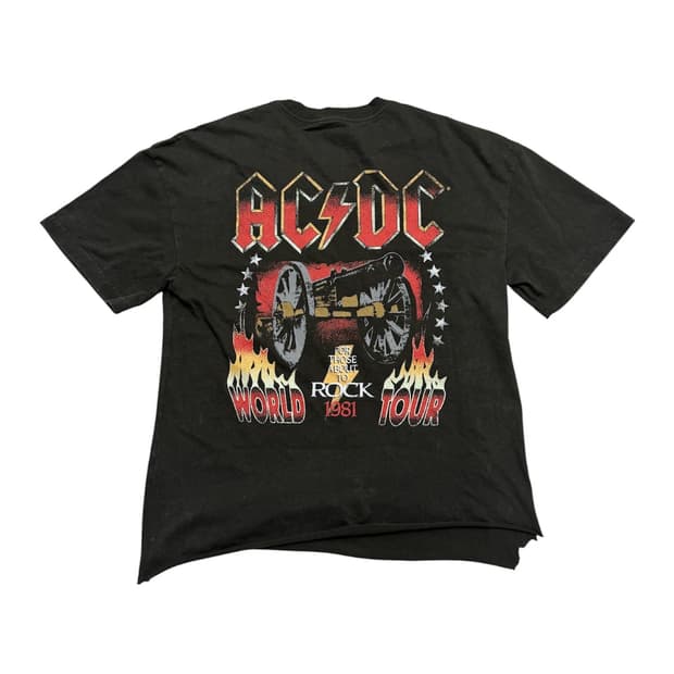 AC/DC Cannon World Tour Vintage Tee