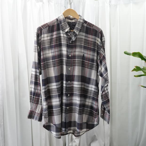 폴로 랄프로렌 스포츠 체크셔츠 1979