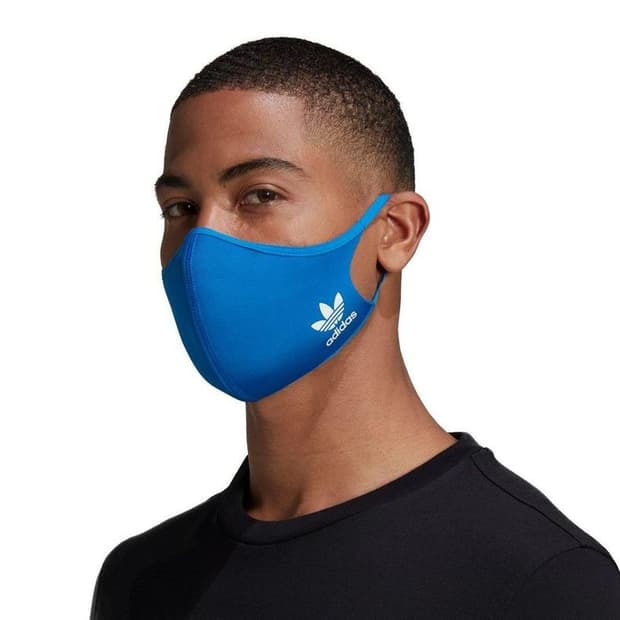 아디다스 ADIDAS 페이스 커버 마스크 스포츠 마스크 H32391 블루