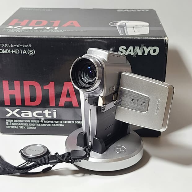 산요 작티 DMX-HD1A 빈티지 캠코더 디카 풀박스