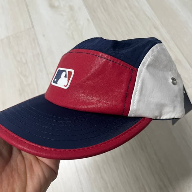 MLB 레드/네이비 캠프캡 모자