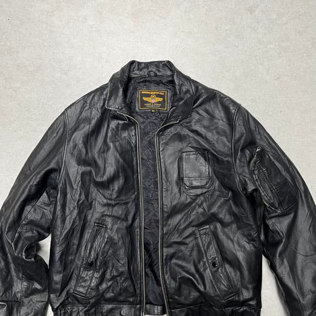 Morgan memphis belle 가죽자켓 M