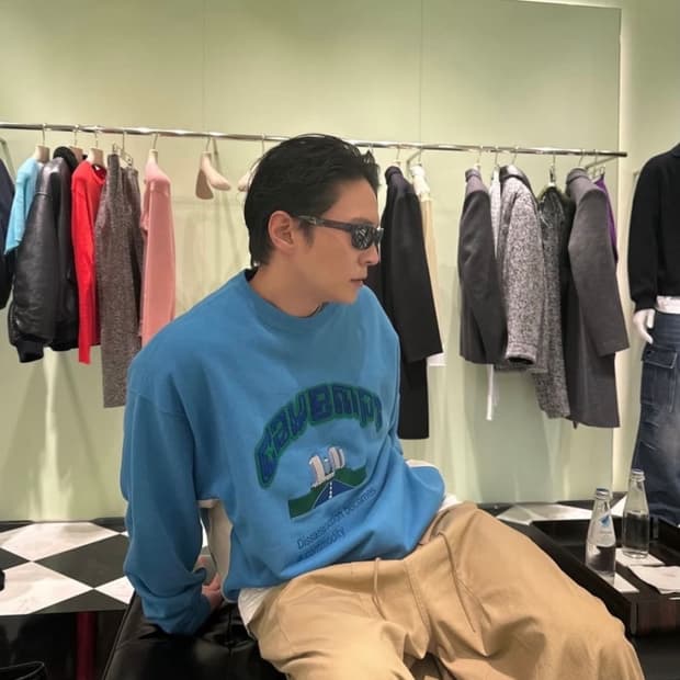 [L] 카브엠트 스웻셔츠 블루