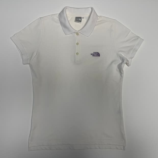 노스페이스 00s 올드 재팬 여성 빈티지 반팔 카라 티셔츠 일본 The
