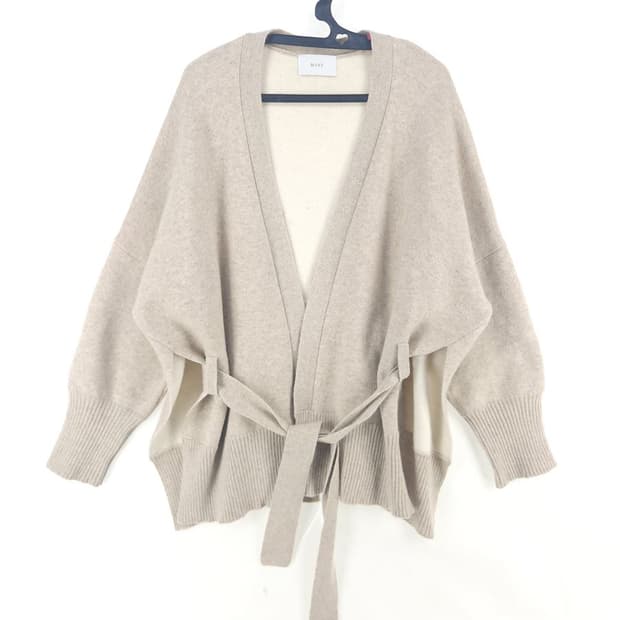[여F]마즈(MARZ) 울캐시미어 벨티드 가디건[Y5C-226]