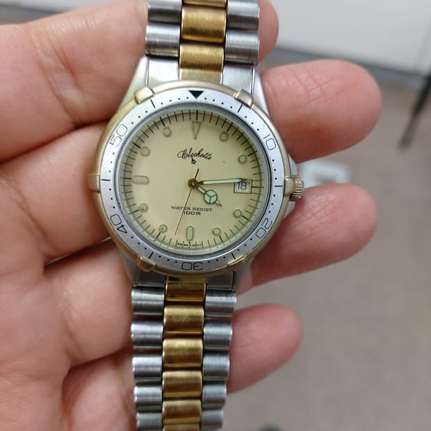 Colochette 남성 콤비 시계