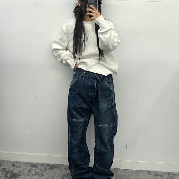 G-star 더블니 데님