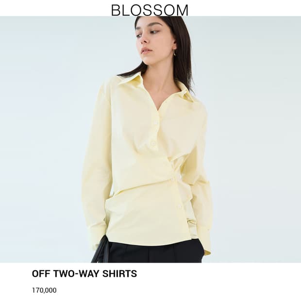 블러썸에이치컴퍼니(BLOSSOM) 오프 투웨이 셔츠 55-66
