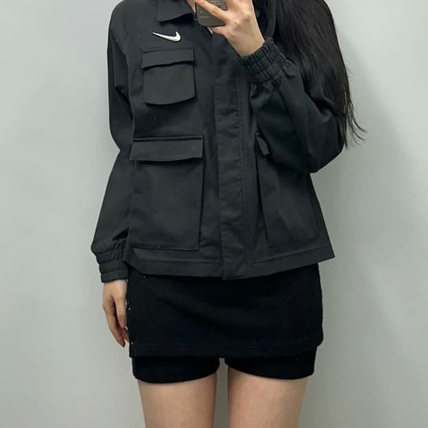나이키 스포츠웨어 스우시 여성 우븐 자켓
