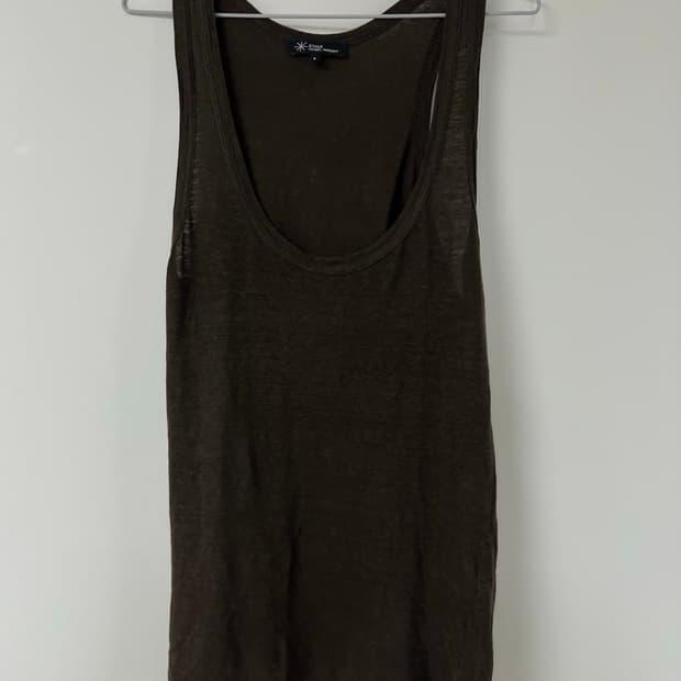 isabel marant linen sleeeveless