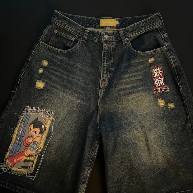 메인부스 마하 5 데님 쇼츠