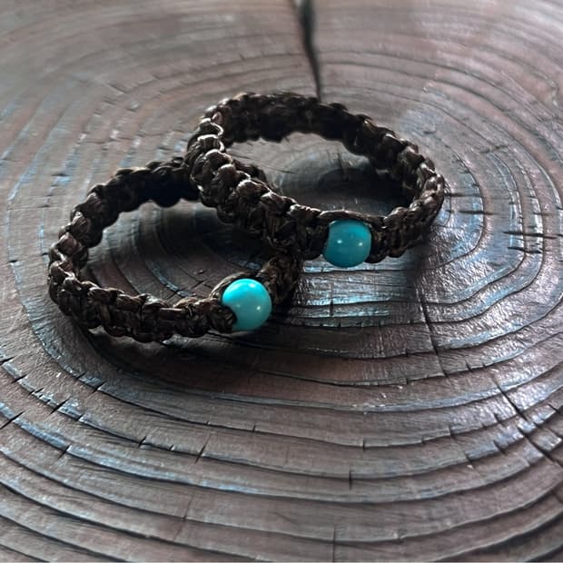 ༅ event ༅ handmade macrame ring