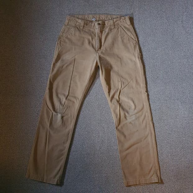 칼하트  릴렉스드 핏 트윌 던거리 워크 팬츠 no.76