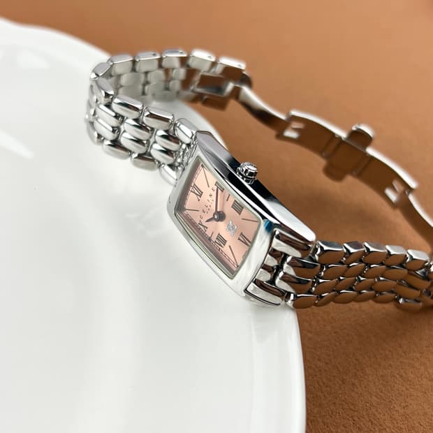 CELINE Lady soft pink square watch