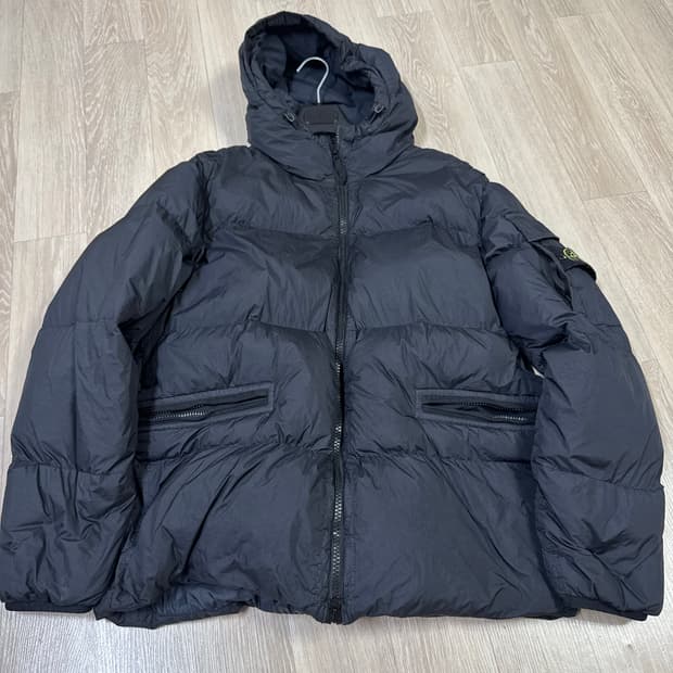 22FW 스톤아일랜드 크링클랩스 패딩 L 블랙