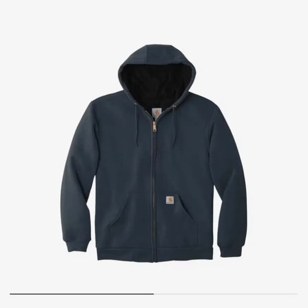 칼하트 네이비 후드집업