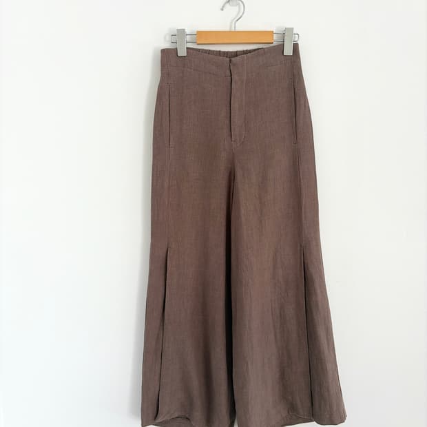 DOU DOU linen wide pants