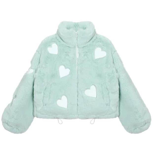 트위디아 하트 퍼 자켓