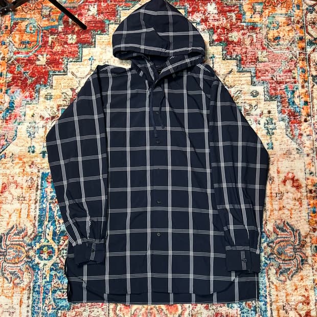 [XL] 빔즈 후드 체크셔츠