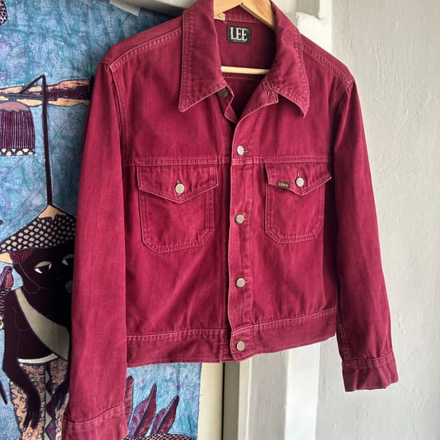 70’s Lee 몰스킨트러커자켓