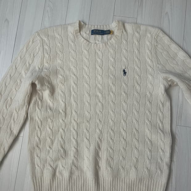 폴로 랄프 로렌 꽈배기 니트