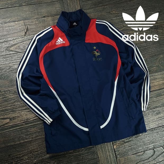[아디다스] 프랑스 국대 축구 바람막이 자켓 네이비 M19574