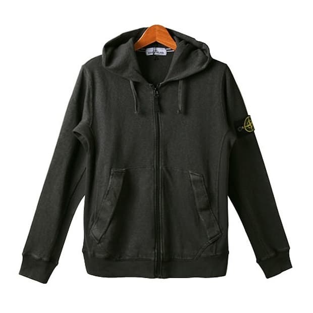 스톤아일랜드 후드집업 다크그레이