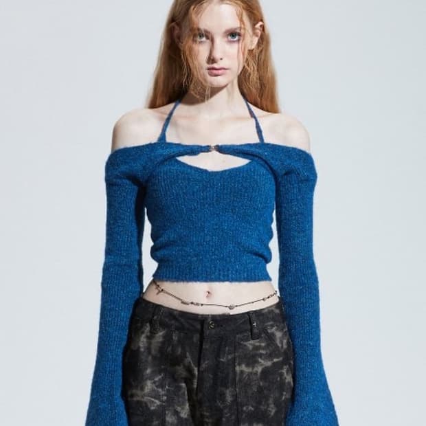 페인오어플레져 세이렌 볼레로 세트 마린블루