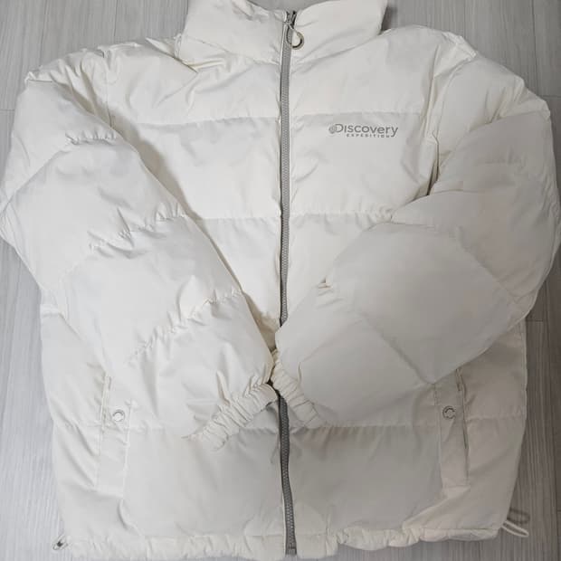 디스커버리 리버시블 숏패딩 105사이즈