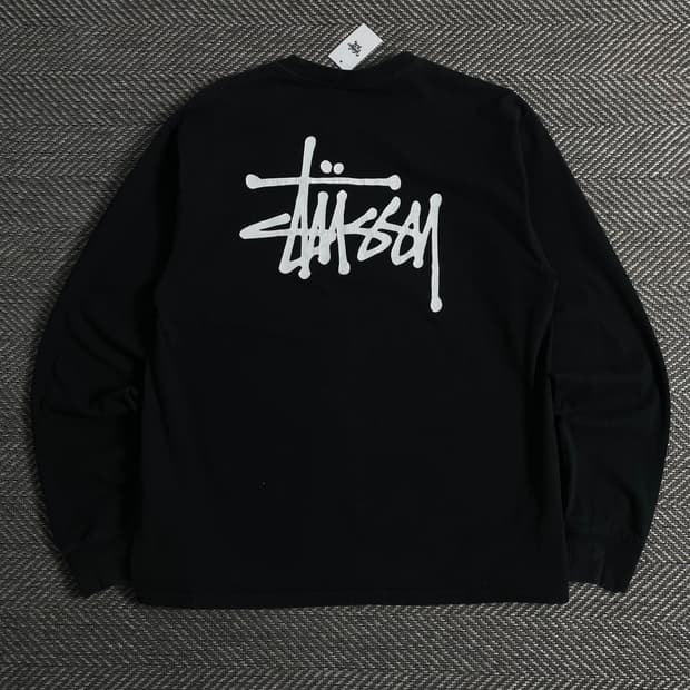 스투시 베이직 빅로고 박시핏 롱슬리브 티셔츠o 3463