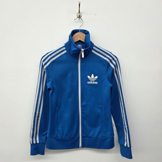 아디다스 파이어버드 트랙탑 블루 여xs