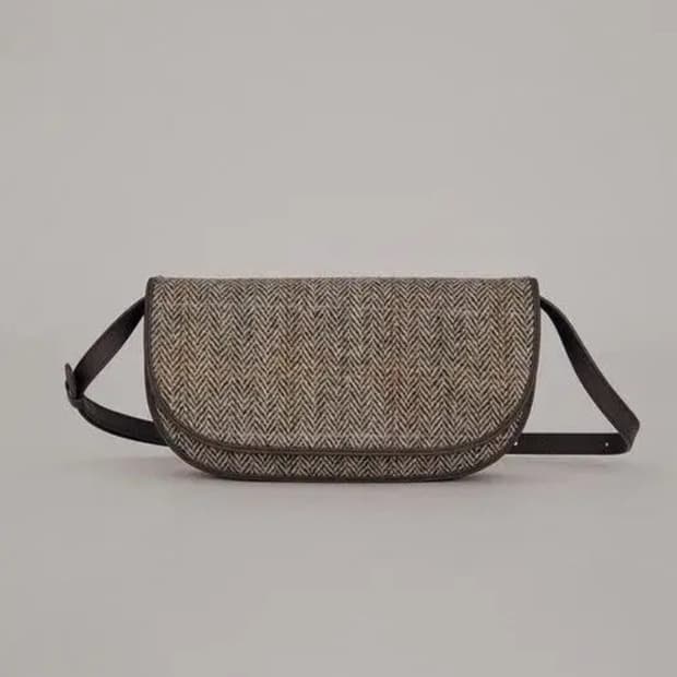 엘바테게브 Broad bag - 해리스 트위드