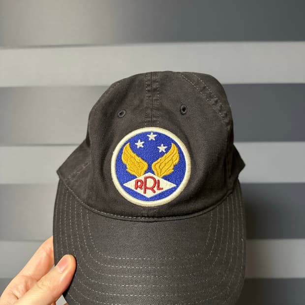 Rrl 윙 로고 트윌 볼캡