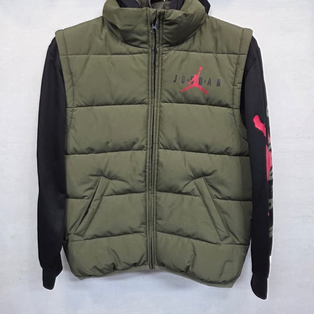 조던 써마핏 주니어 키즈 패딩 후드집업 10~12
