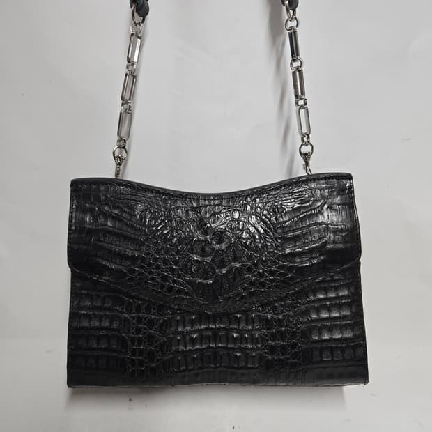 ZARMO 잘모이  카이만 악어 체인 숄더백