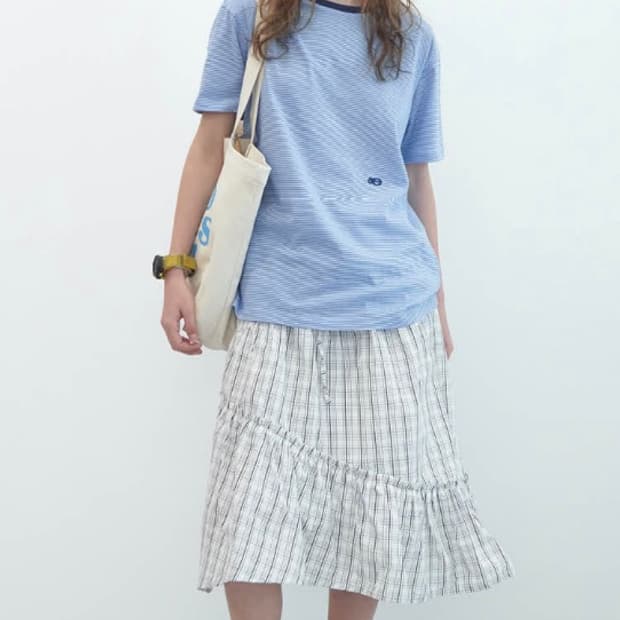 엔조블루스 체크스커트