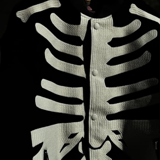 마스터마인드x밴슨 벨벳 본 봄버자켓 팝니다