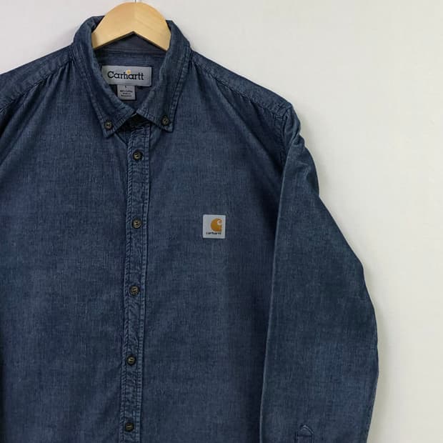 105 칼하트 데님 코듀로이 셔츠