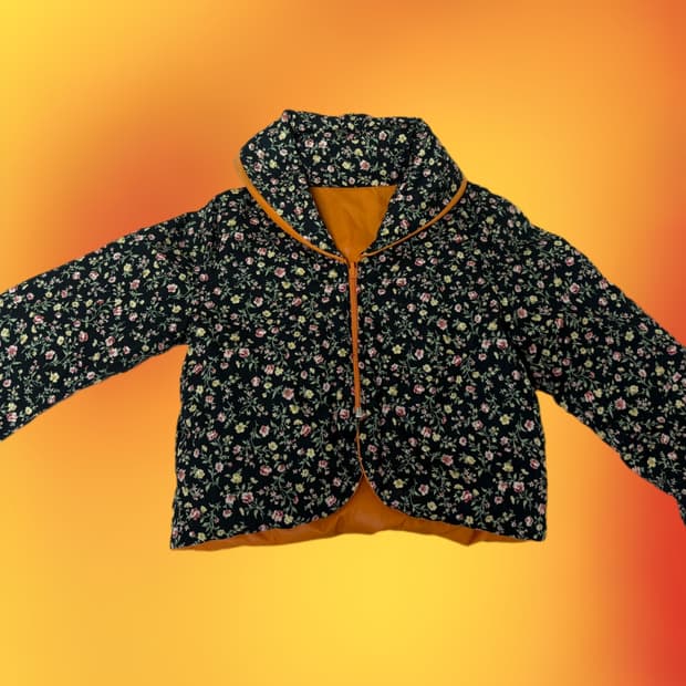 빈티지 리버시블 패딩