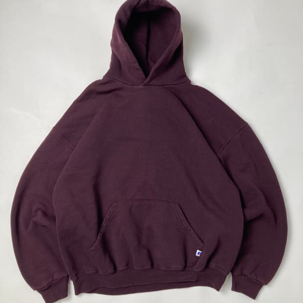 90s Russell Hoodie (deep plum)