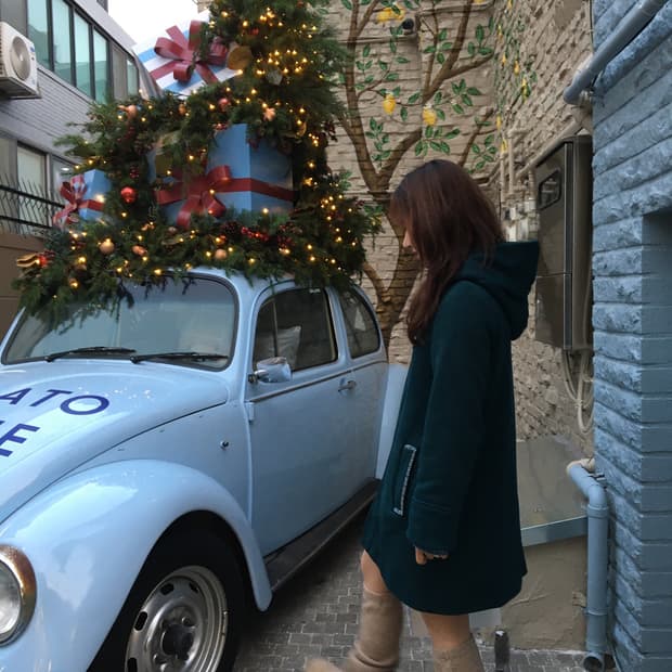 빈티지 모리걸st 코트