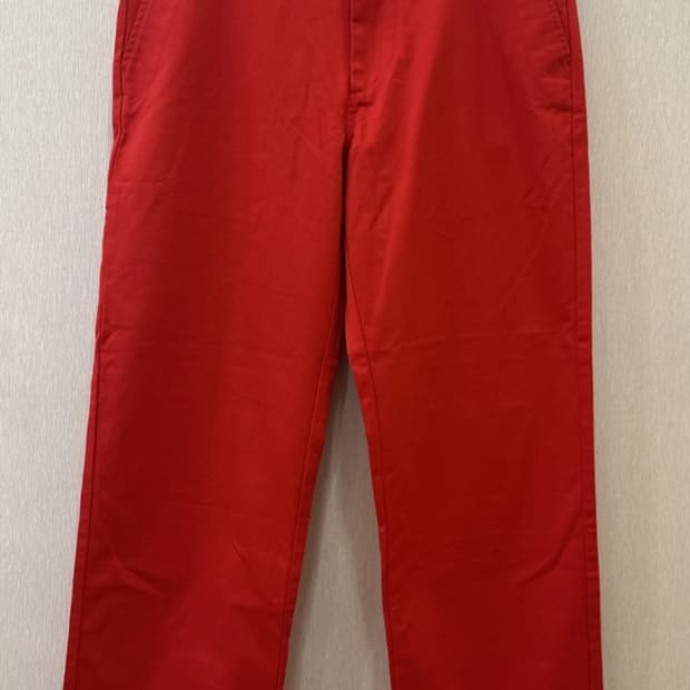 슈프림 24s/s Workpants Bright Red 34