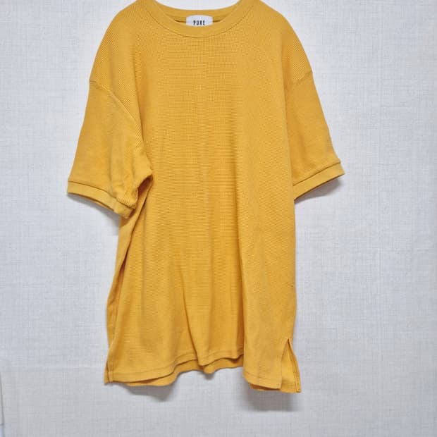 PURE 와플 반팔 티셔츠