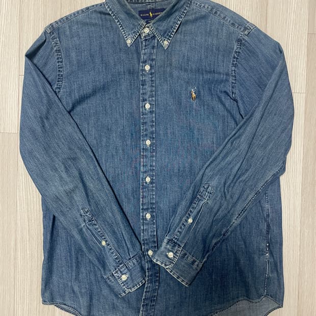 폴로 랄프로렌 데님 셔츠 L사이즈 판매합니다.