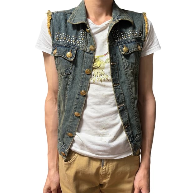 slow hand jam studded vest
